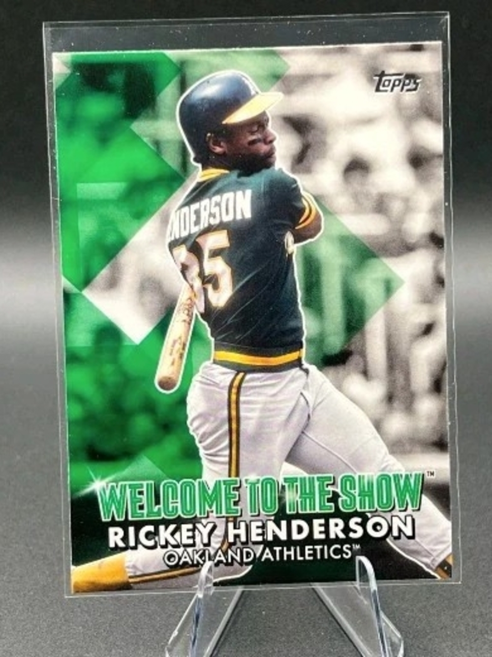 2022 Topps Series 1 - Welcome to the Show Rickey Henderson #WTTS-46